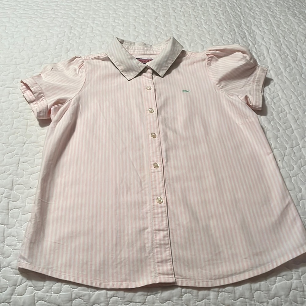 Vineyard Vines Short Sleeved Button Down Shirt, Size L